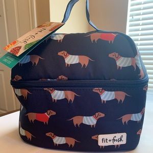 Dog print Lunch Bag (Never been used)
